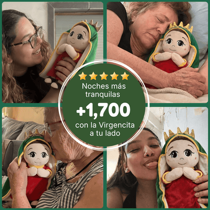 Peluche de la Virgen de Guadalupe que Respira